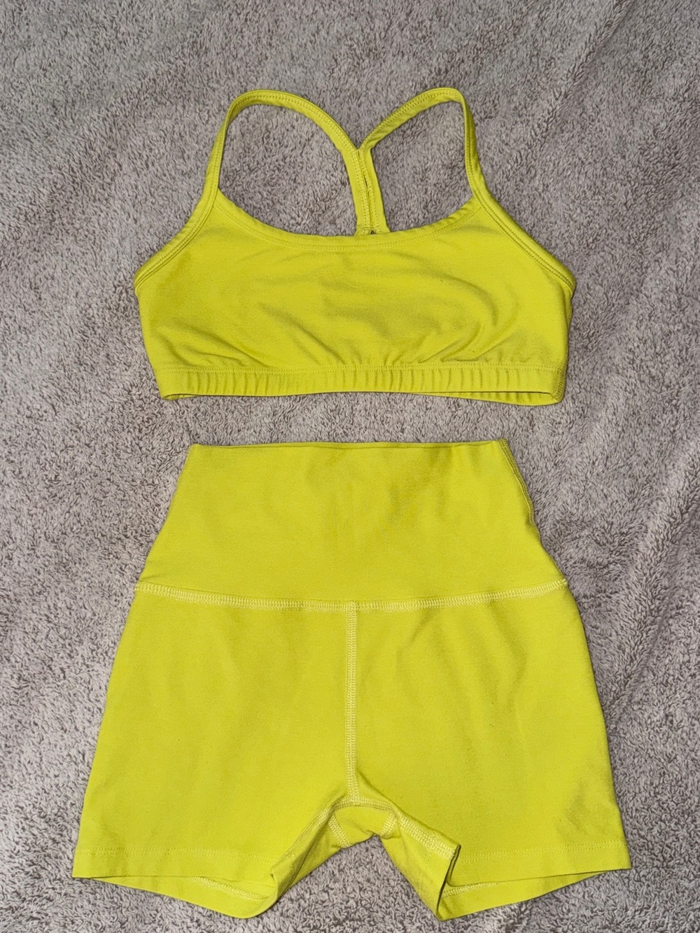 BEYOND YOGA shorts and bra set